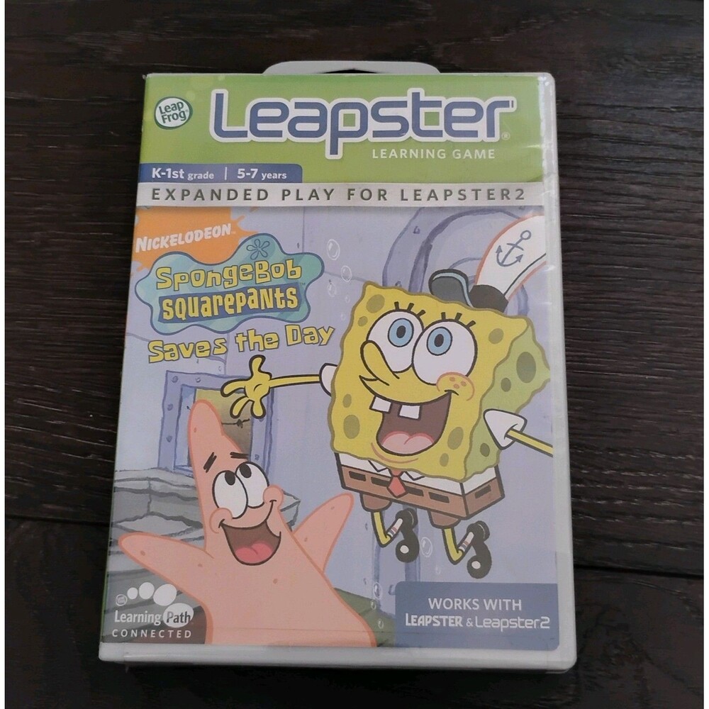 Leapster SpongeBob Squarepants Game Leapster 2 K-1st Reading & Math Teacher